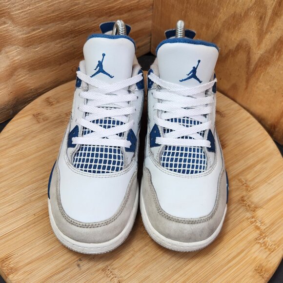 Nike Air Jordan 4 Retro Boys Sneakers Size 2.5Y - Picture 3 of 10